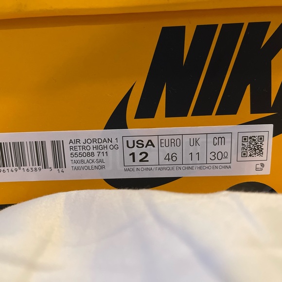 Air Jordan Retro 1 OG high taxi - Picture 2 of 4